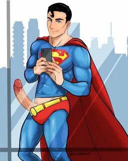 Fotos do herói Superman pelado em cartoon - Homens Pelados B