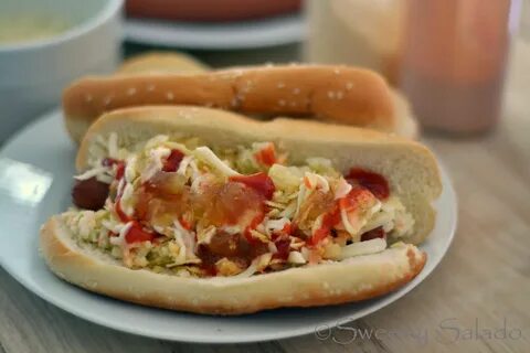 Colombian Hot Dogs - Sweet y Salado Recipe Hot dog recipes, 