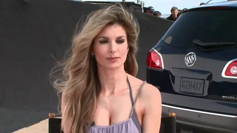 Marisa Miller in Buick Enclave Commercial - behind the scene