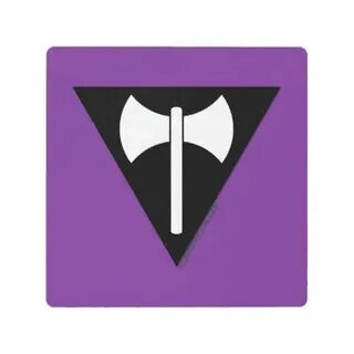 Lesbian Pride flag, feminism, SlipperyJoe, purple, Metal Pri