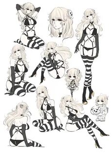 Safebooru - absurdres black panties blonde hair chibi gender