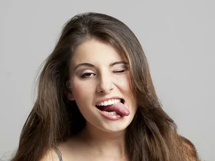 Girl poking tongue stock image. Image of care, mischief - 41