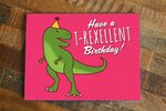 Dinosaur Happy Birthday Card Milesia