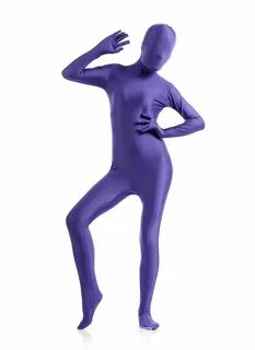 Full Body Spandex Skin Suit Catsuit Halloween Party Zentai C