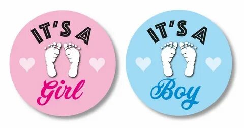 Stickers New baby It's a Girl It's a Boy Gift seals Etsy