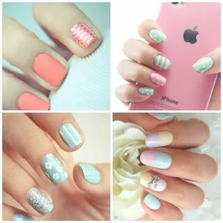 de uñas para primavera - colores de uñas para la primavera - #nailart #nail...