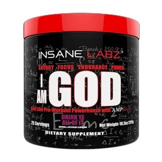 Insane Labz I Am God - Preworkout - FitOne Nutrition Center