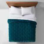 Velvet Tufted Stitch Quilt - Opalhouse Bed decor, Comforters