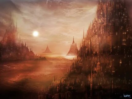 Hive World by Leximoor : ImaginaryWarhammer Fantasy landscap