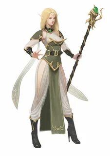 ArtStation - character concept, Chul Min Lee Female elf, Fem