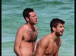 Gerard Piqué and man in water - YouTube