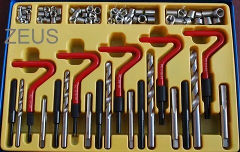 Zeus Thread Repair Wire Insert Kit. Helicoil / Recoil Metric