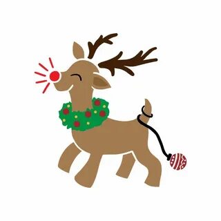 Pin by Aни on Crafts Red nosed reindeer, Christmas svg files