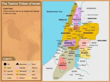 12 Tribes Of Israel Map - Miami Zip Code Map