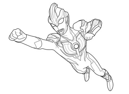 Ultraman Coloring Pages 100 Pictures Free Printable