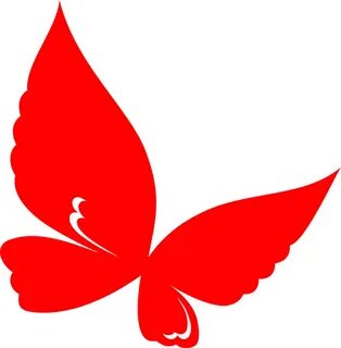 Red Butterfly Clipart - (707x720) Png Clipart Download