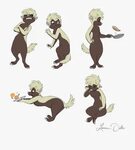Honey Badger Anthro , Free Transparent Clipart - ClipartKey