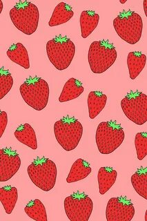 #Strawberry #Pattern / Download more #Fruity #iPhone #Wallpa