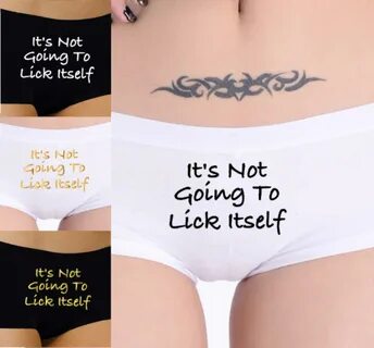 It's Not Going to Lick Itself Panties Mature Underwear Etsy