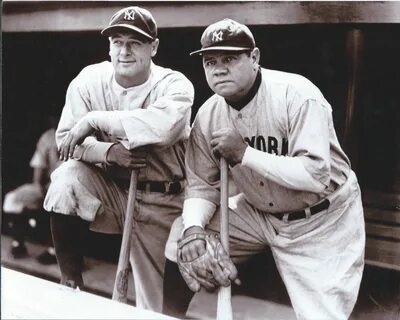 405.00 грн - Babe Ruth & Lou Gehrig - 11" x 14" Photo - 1927