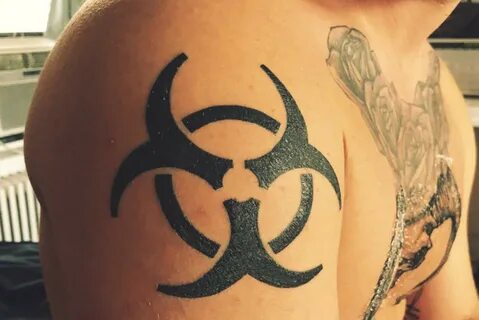 Biohazard tattoo - 14 best photos, their meaning