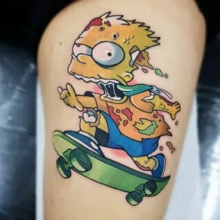Sabstar Tattoo on Instagram: "Ay caramba! 🏂 #wtftheresnoskateboardemo...