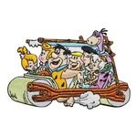 Flintstones Embroidered Iron on Patch Family Car TV Cartoon 