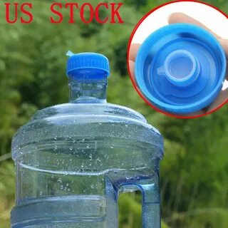 ✔ 5 Reusable 3-5 Gallon Water Bottle Jugs Screw Seal Cap Rep