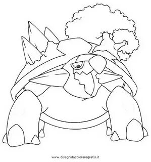 Torterra Coloring Pages Infernape Pokemon Zentorno Getcolori