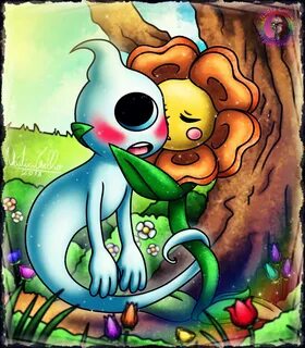 Cuphead - Blind Specter X Cagney Carnation by NadiaCoelho on