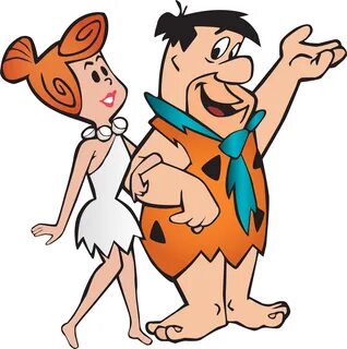Fred And Wilma Flintstone Transparent Png Clip Art - Fred An