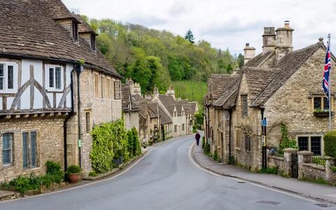 Скачать обои Англия, Дома, Деревня, Castle Combe, раздел гор