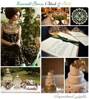 emerald green black and gold wedding Factory Store