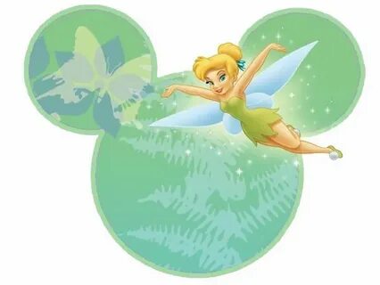 Tinkerbell and Friends in Mickey Heads. Tinkerbell and frien