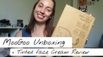 MooGoo Unboxing SPF 40 TINTED face and body cream REVIEW!! -
