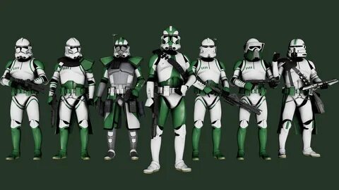 Clone Troopers 41st Elite Corps by TheMakoHighlander on Devi