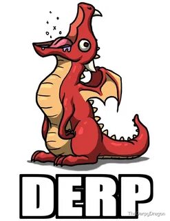 "Derpy Dragon" by TheDerpyDragon Redbubble