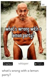 What's Wrong Witha Lemon Party? Whisper ANDROID APP ON Avail