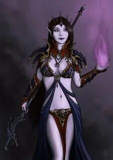 Amarasha - Dark Elf Sorceress Dark elf, Sorceress, Female ar