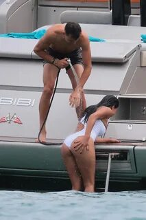NICOLE SCHERZINGER in Bikini and Grigor Dimitrov at a Boat i