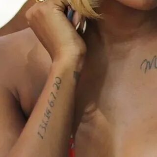 Eva Marcille Heart Back of Hand Tattoo Steal Her Style
