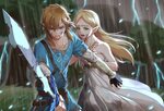 Link and Zelda, by Pixiv Id 8515206 Legend of zelda breath, 