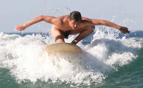 Provocative Wave for Men: Nude Surfing