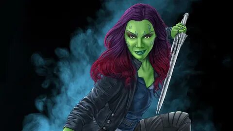 Photo gamora guardians of the galaxy superheroes - free pict