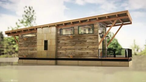 The Wedge Park Model RV by Wheelhaus Luxury Rolling Cabins -