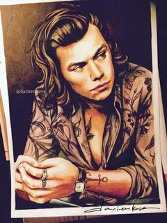 Harry Styles fan art Harry styles drawing, One direction fan