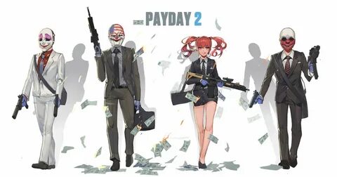 payday, young girl / PAYDAY / January 21st, 2017 - pixiv