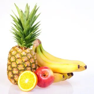 Free photo: Mixed fruits - Bananas, Food, Fresh - Free Downl