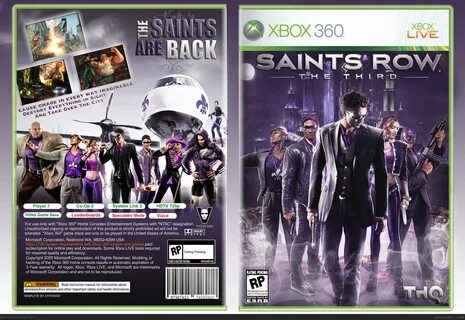Viewing full size Saints Row: The Third box cover