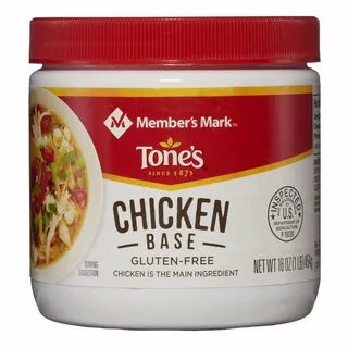 Tone's Chicken Base 16 oz. 4 of New mail order pack A1 jar.